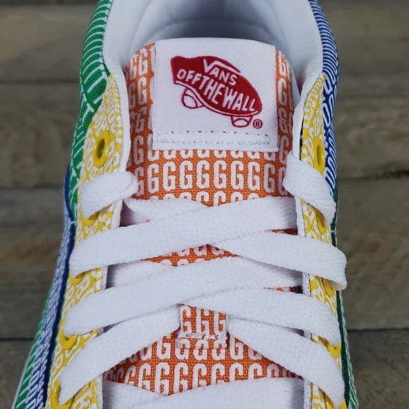 Vans SK8-MID Pride Multi/True White Shoes Sneakers - Picture 10 of 10